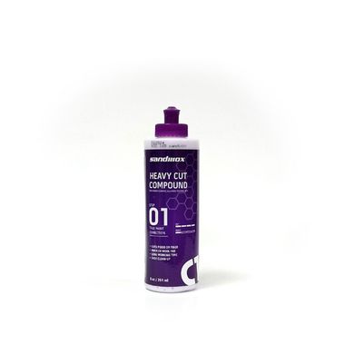 Sandwox Шаг1 Heavy Cut Compound Полировальная паста 264 мл.
