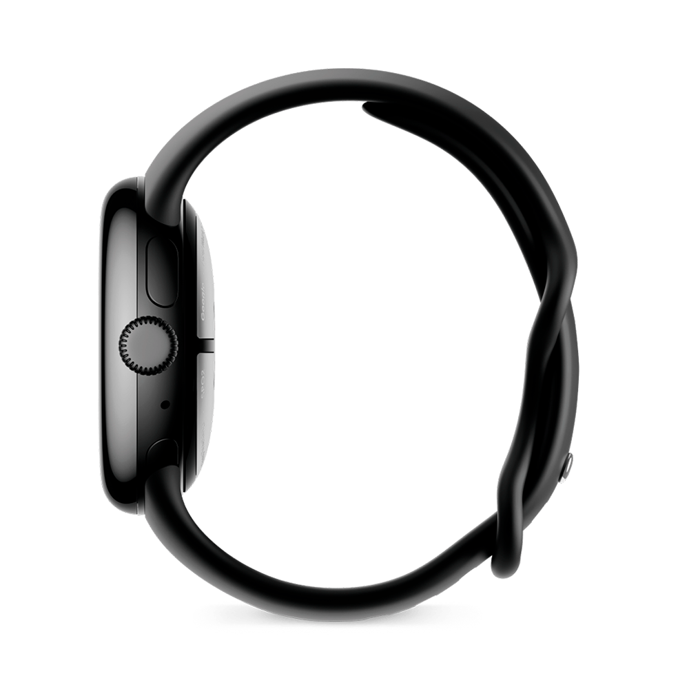 Умные часы Google Pixel Watch 2 Wi-Fi 41mm, Matte black/Obsidian (Матовый черный корпус, ремешок цвета черный обсидиан)