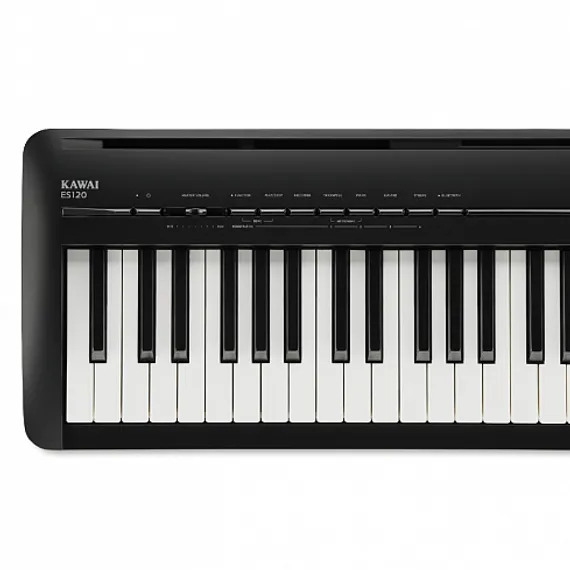 KAWAI ES120 B - цифровое пианино, 88 клавиш, Механика Responsive Hammer Compact, цвет черный