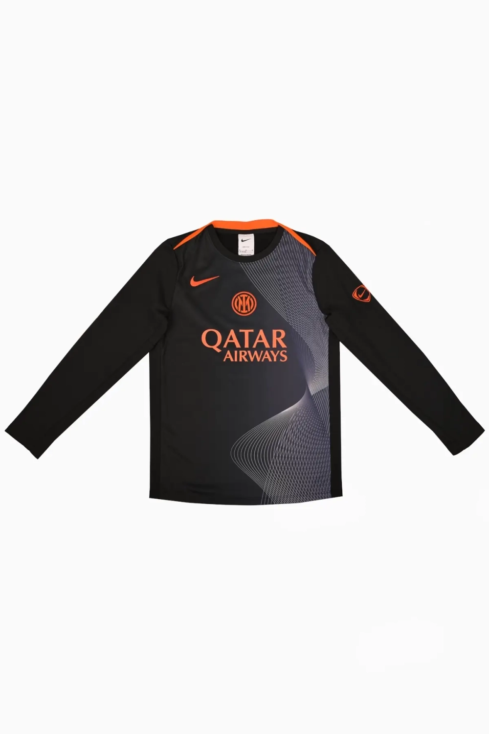 Футболка с длинными рукавами Nike Inter Milan 25/26 Academy Pro Junior - черный