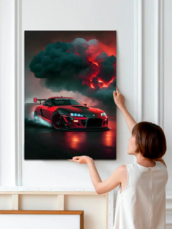 Картина "Toyota Supra", модульная 30х40см 1шт.