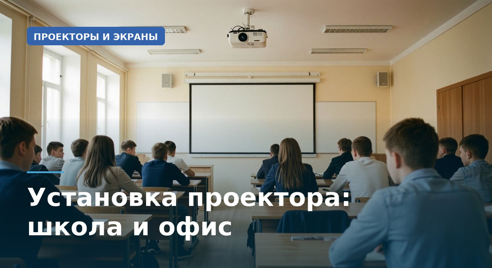 Установка проектора на потолок