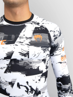 Рашгард Venum UFC Zenith Fight Week Black/White/Orange L/S