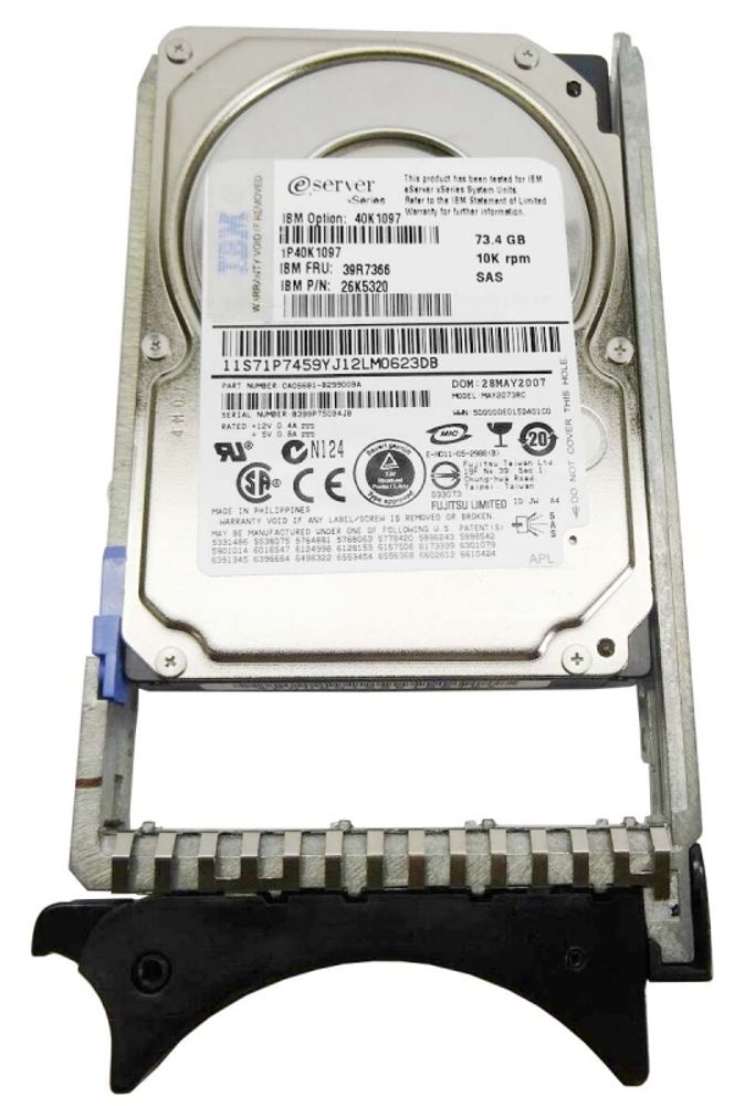 Жесткий диск IBM 73GB 15K 3.5" SAS Hot-Swap 26K5841