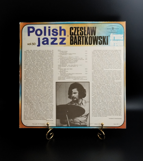LP Polish Jazz - Czeslaw Bartkowski - Drums Dream. Джаз. Виниловая пластинка 12 дюймов. Польша
