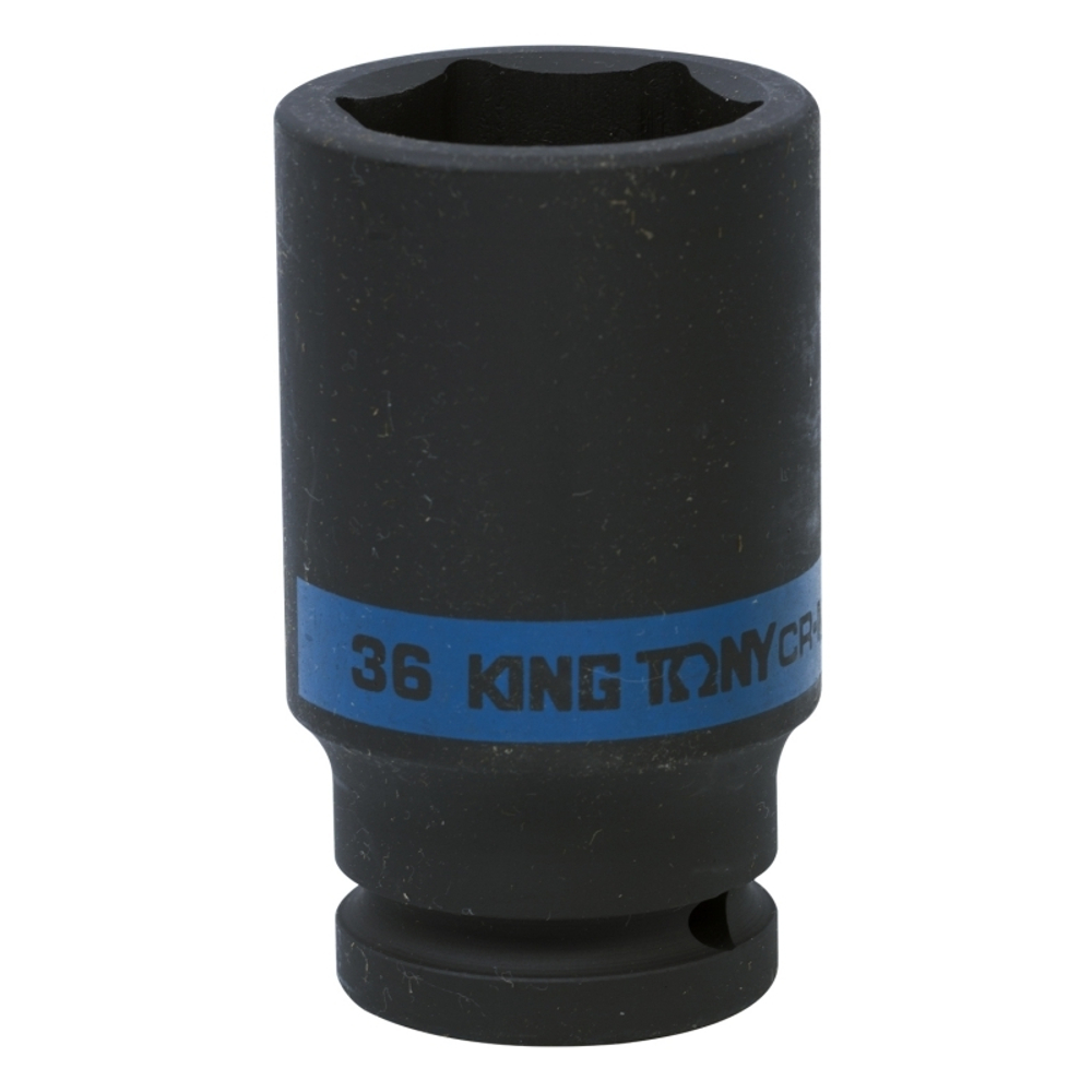 KING TONY (643536M) Головка торцевая ударная глубокая шестигранная 3/4", 36 мм
