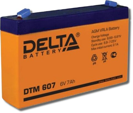 DTM 607 Delta Аккумулятор герметичный свинцово-кислотный