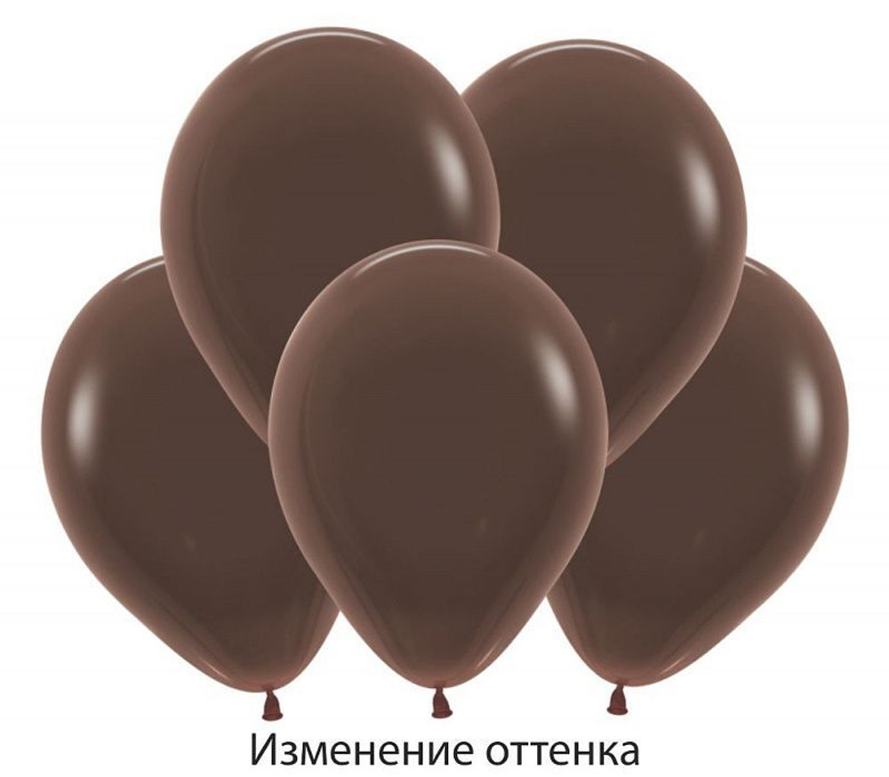 S 12" Шоколадный (076) Коричневый пастель