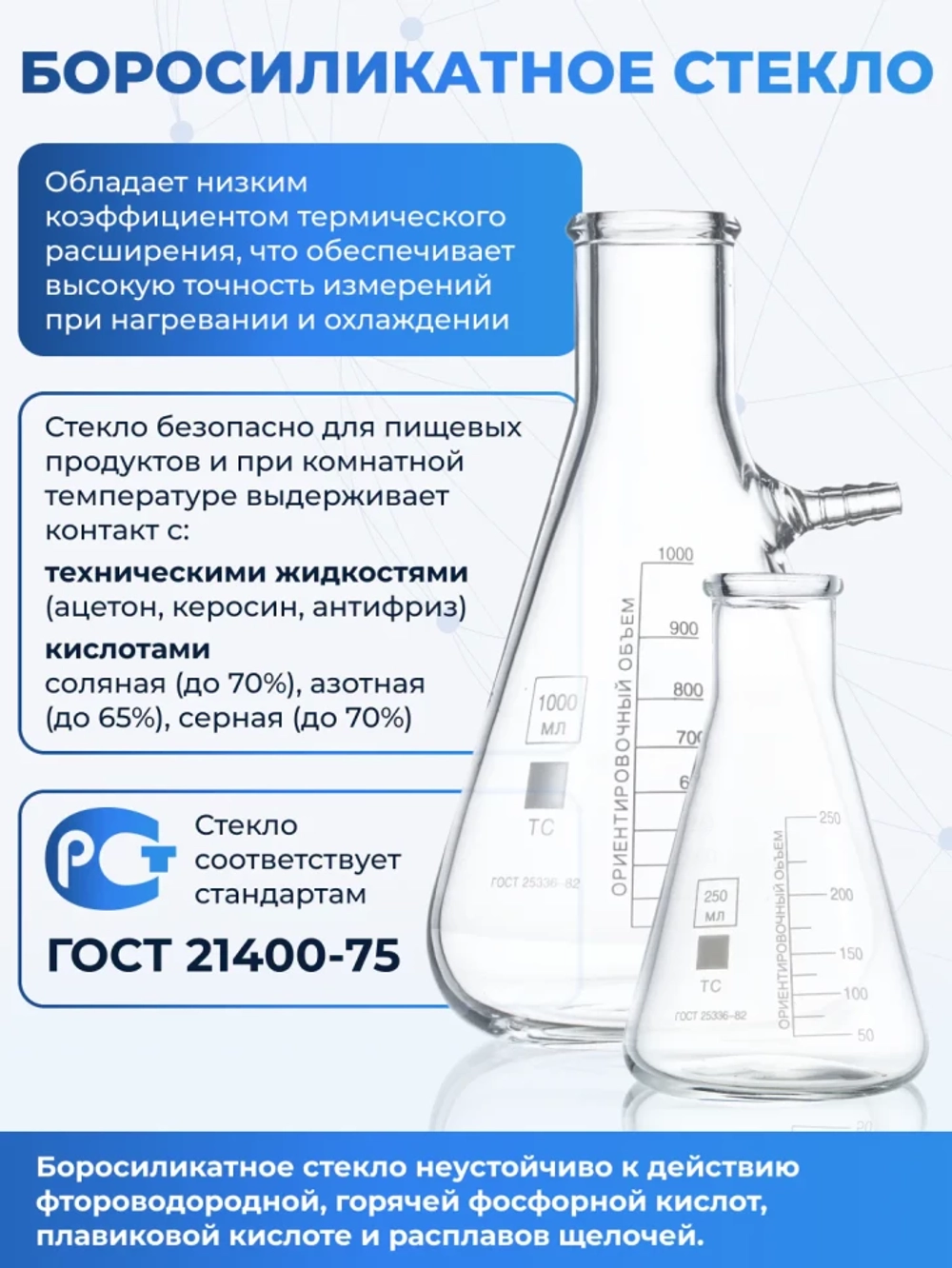 Чашка биологическая (Петри), 60х15 мм, толщ. стенки 1,3 мм, Boro 3.3