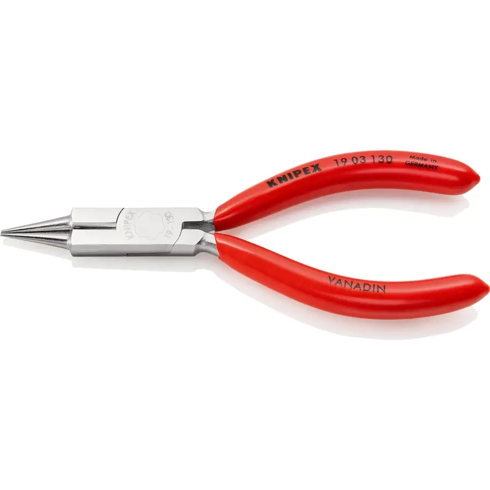 Круглогубцы с режущей кромкой хромированные 130 мм Knipex 19 03 130