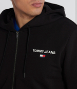 Худи ENTRY ZIP-THRU HOODIE Tommy Jeans - черный(DM0DM17783)