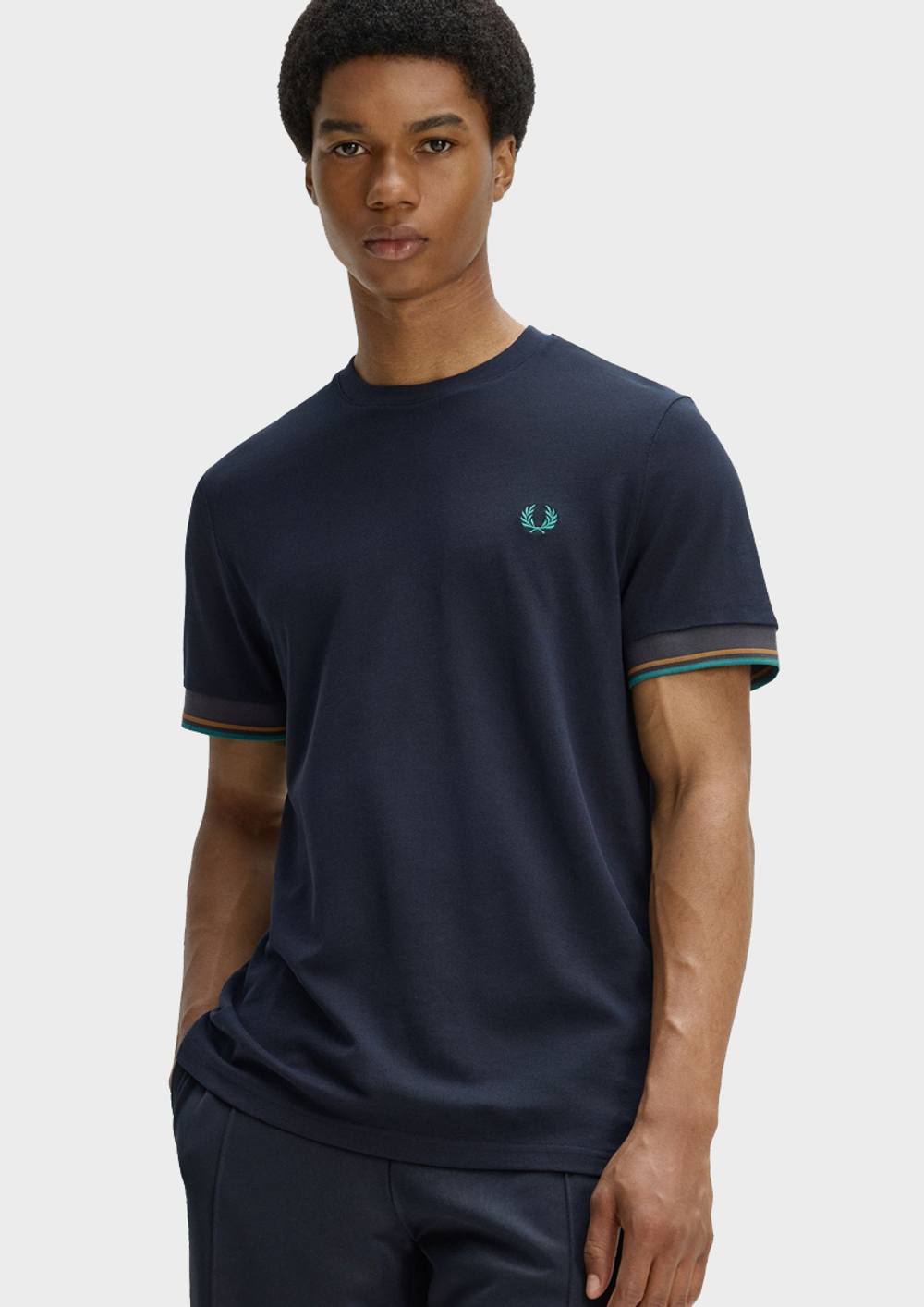 Футболка FRED PERRY Twin Tipped Cuff T-Shirt