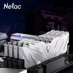 Память Netac Shadow II DDR4 16Gb (комплект 2x8Gb) 3200MHz, белая