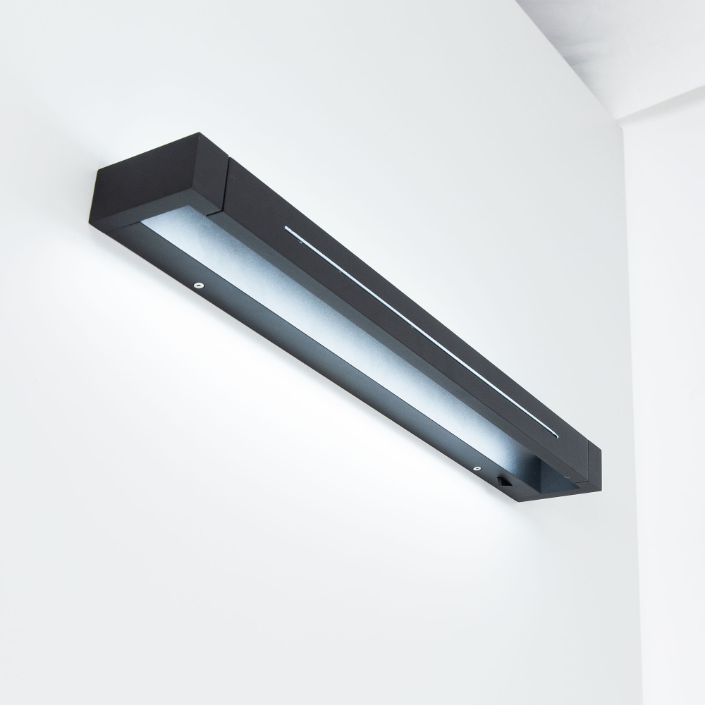 Citilux Визор CL708261N LED Настенная подсветка с выключателем Чёрная