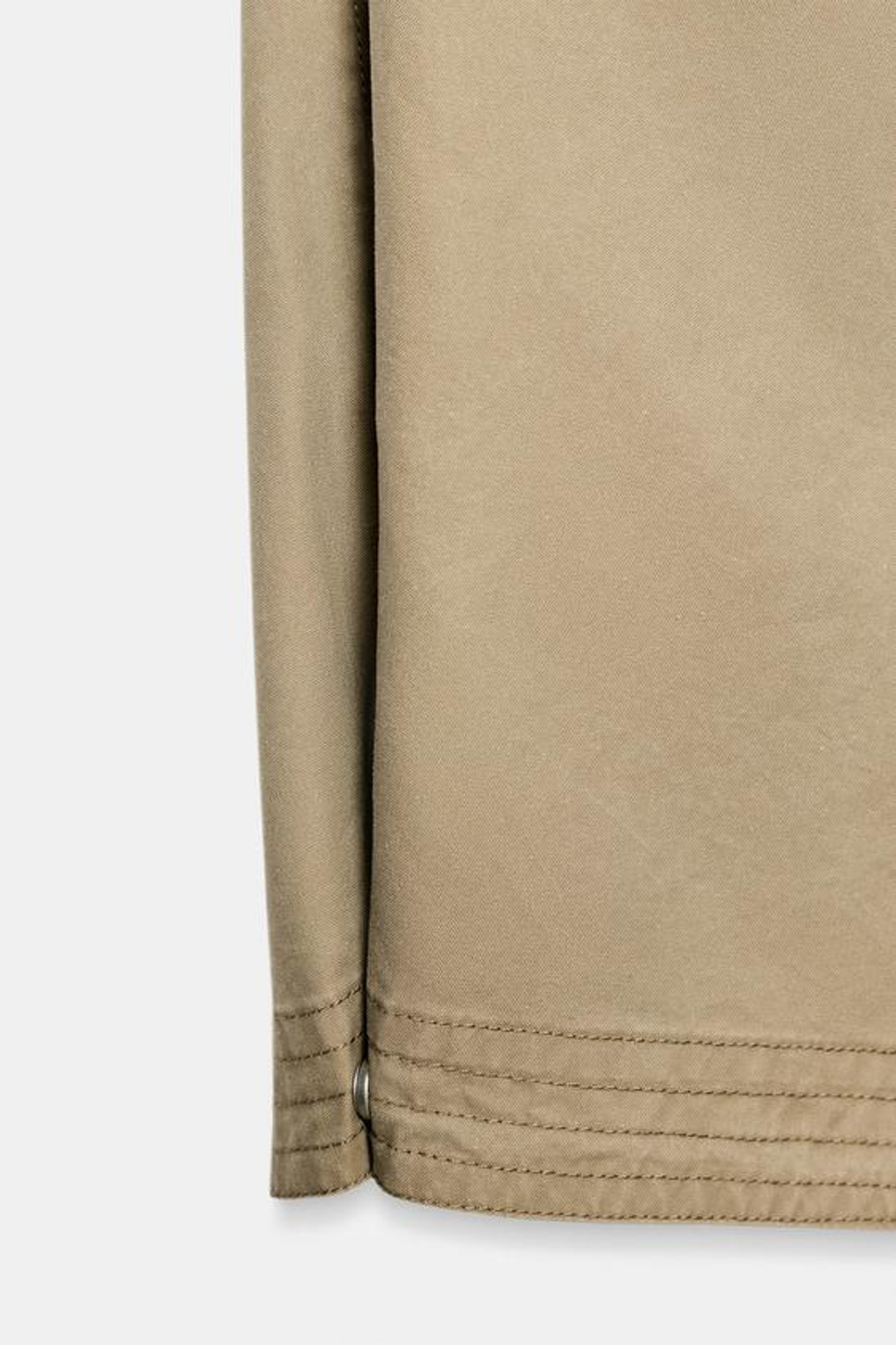 ZARA БРЮКИ КАРГО — ZW COLLECTION, СЕРО-КОРИЧНЕВЫЙ