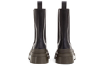 Bottega Veneta Tire Chelsea BV Top Grain Cow Leather Crew Chelsea Boots Women"s Black Brown