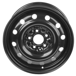 Диск штампованный R16 6.5J 5x114.3/67.1 ET38 GANZ Black GRN16065