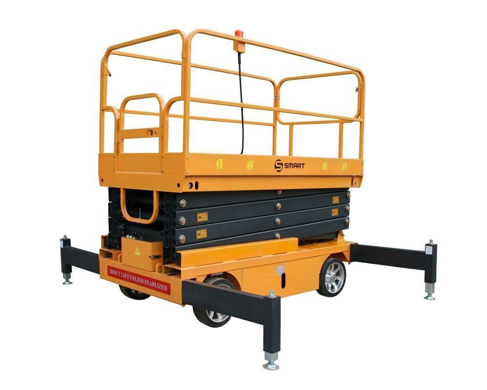 Подъемник ножничный несамоходный SJY-0.3-7 (220 В; 300 кг; 7 м) SMARTLIFT (SMART)
