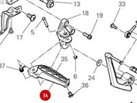 Ducati Подножка передняя левая xDiavel V4 46411291AA