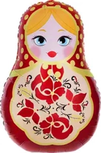 Шар (42''/107 см) Фигура, Матрешка