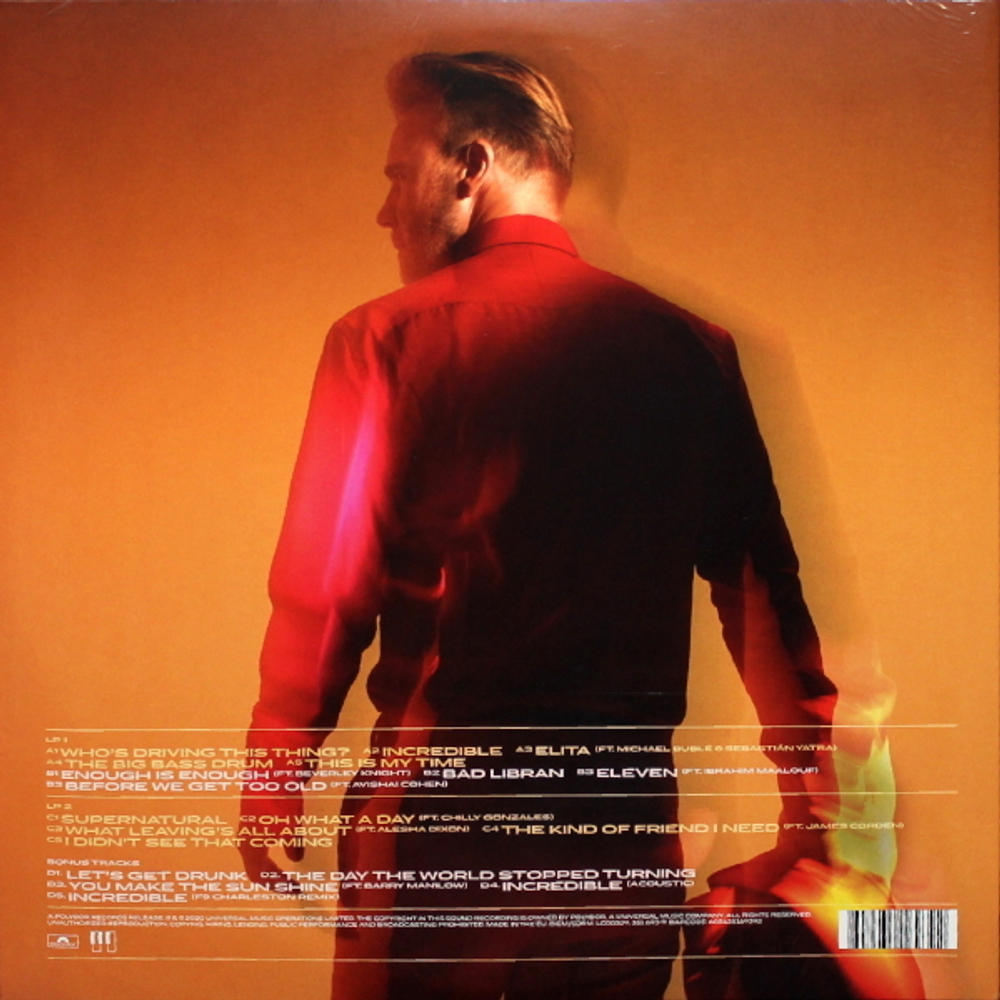 Gary Barlow / Music Played By Humans (Deluxe Edition)(Coloured Vinyl)(2LP)