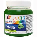 Гуашь художественная 1 шт. ЛУЧ "Классика", 240 мл, зеленая темная, 30С 1820-08