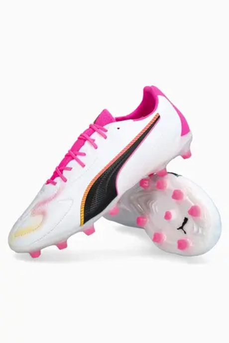Бутсы Puma King 20 Match FG/AG - белый
