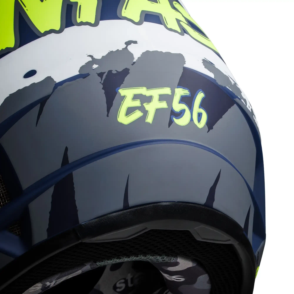 Шлем кроссовый/снегоходный Base MX ABC EF56