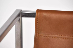 Уличное кресло TESS Outdoor Chair Премиум stainless / natural leather (Up!Flame)