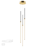 6639/33L HIGHTECH ODL24 225 металл/античная бронза/белые бусы из акрила Подвесной светильник IP 20 LED 33W 3500K 220V MONELLA
