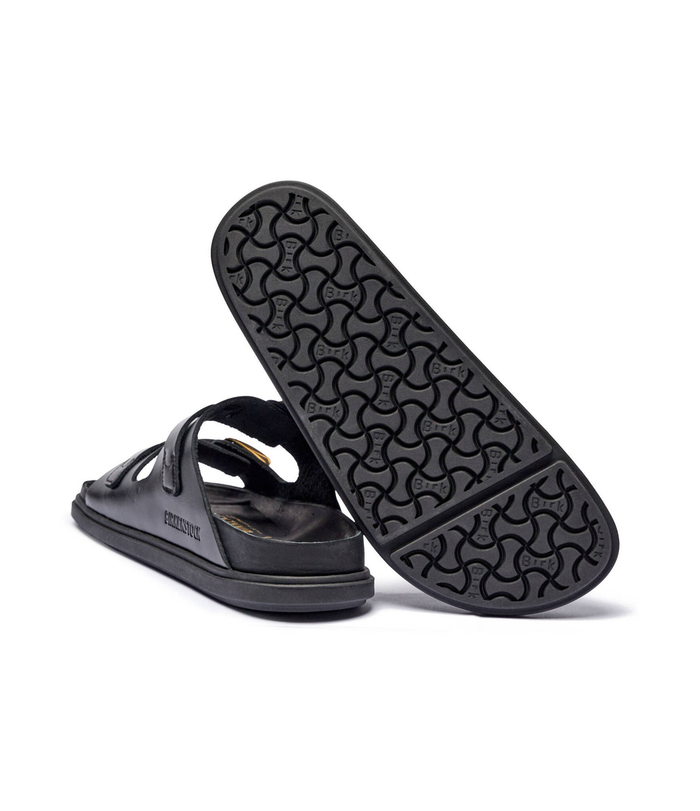 Шлепанцы кожаные st barths Birkenstock - черный(1025245)