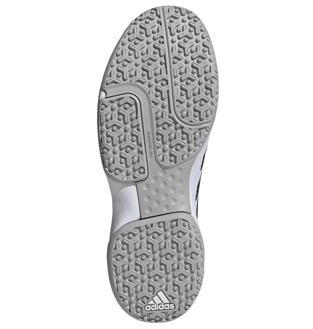 Мужские кроссовки теннисные Adidas GameCourt 2 Omnicourt - footwear white/coal black/grey