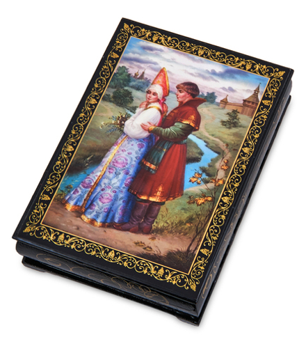 ШК-11/11-H Шкатулка в технике декупаж (10х14х4)