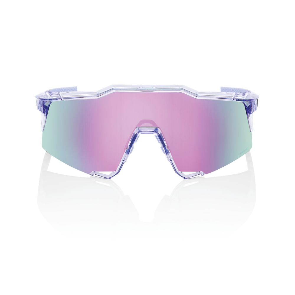 Спортивные очки 100% SPEEDCRAFT Polished Translucent Lavender - HiPER Lavender Mirror Lens