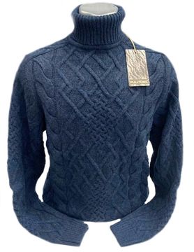 Pulltonic из шерсти и кашемира "Арабески". Размеры 48-52