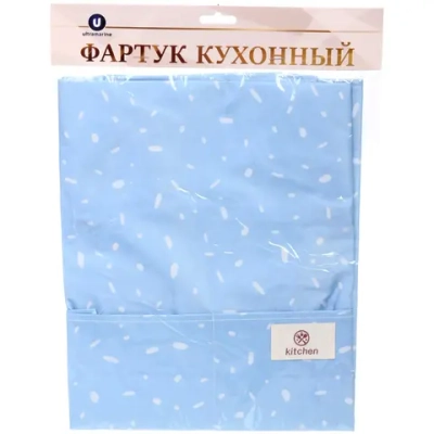 Фартук «AURA», 65*70 см, цвет голубой