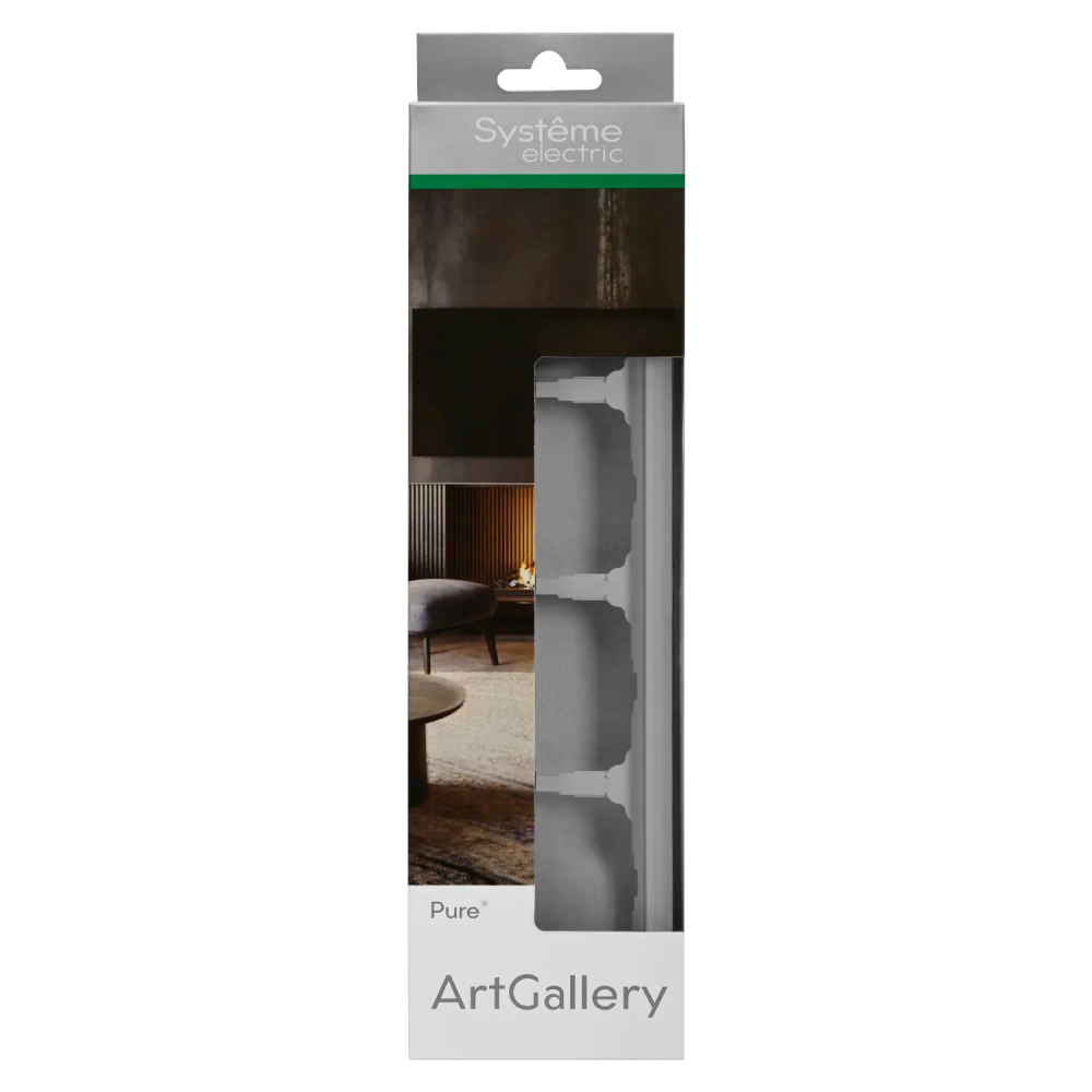 ARTGALLERY PURE 4-постовая РАМКА, МАТОВОЕ ОРГАНИЧЕСКОЕ СТЕКЛО БЕЛЫЙ