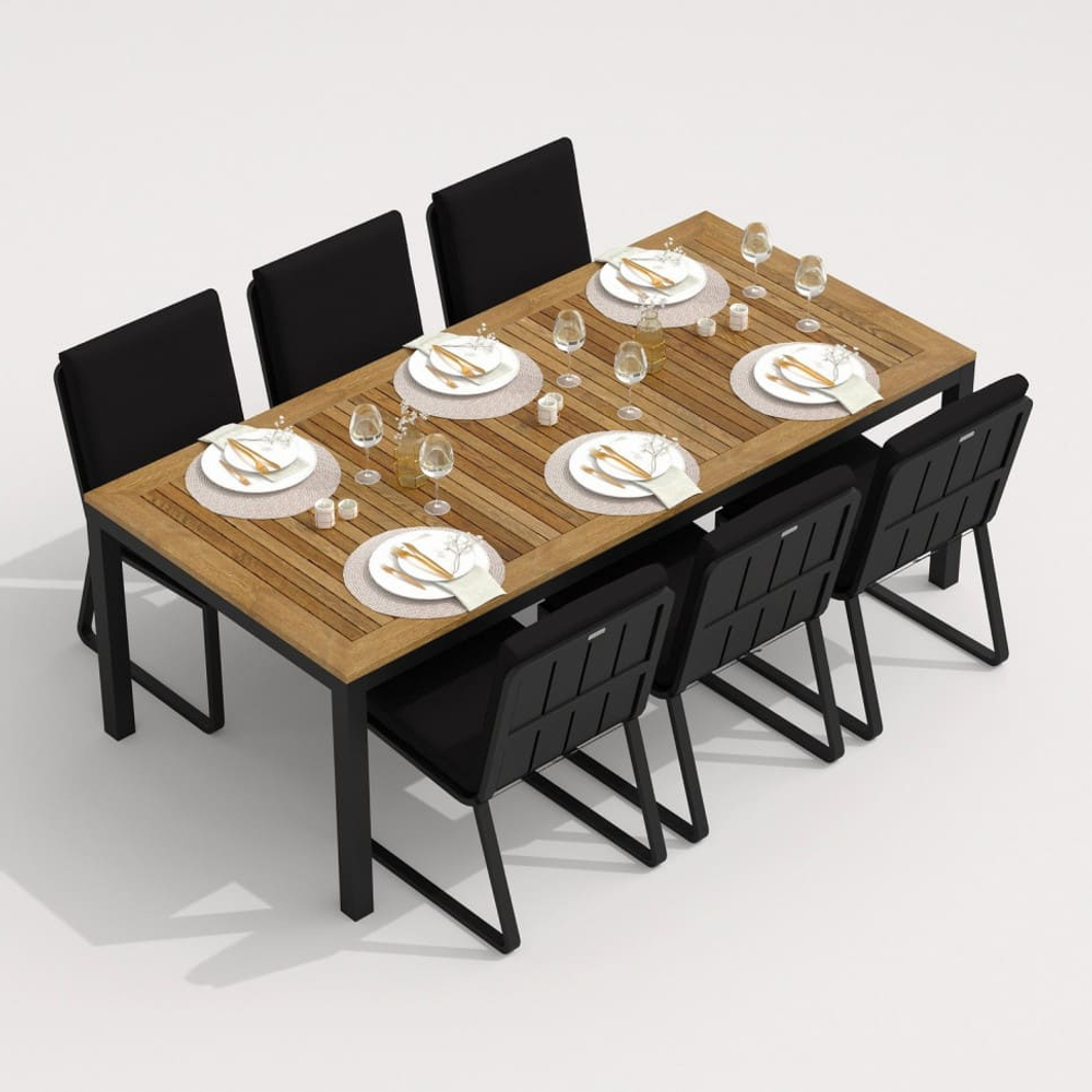 Стул Ideal Patio ГИРА черный - каркас карбон