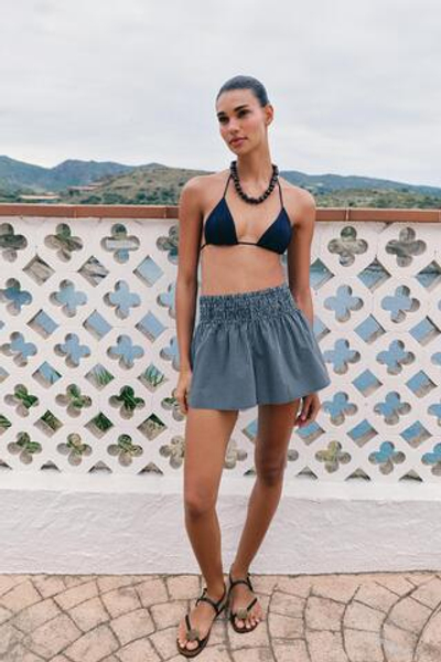 ШОРТЫ В КЛЕТКУ ВИШИ — ZARA