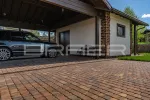 Тротуарная плитка Braer Классико круговая, Color Mix Мальва, 60 мм