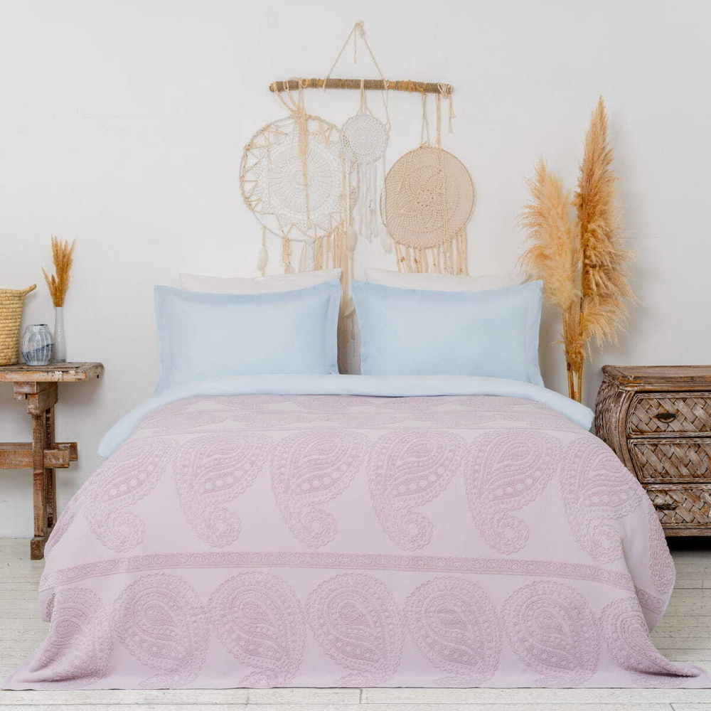 Покрывало 200x220 Arya home Misley лиловый