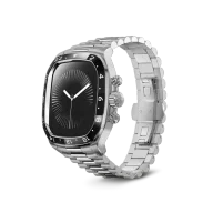 Корпус для Apple Watch CRCS46 - Серебристый/Чёрный