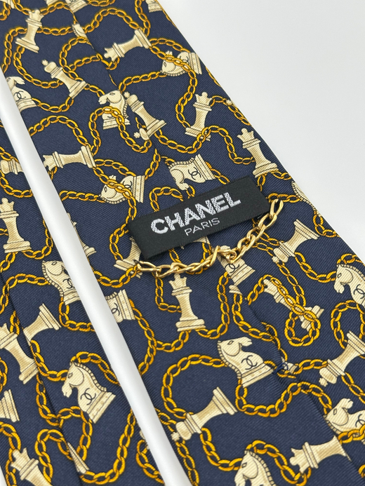 Галстук «Шахматы» Chanel