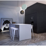 Pendant design lamp Cosmos by Vibia (Black)