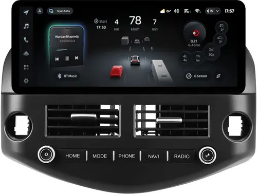 Магнитола для Toyota RAV4 3 2005-2012, Vanguard - Teyes CC4PRO монитор 12.3" 2K QLED + рамка LUX 1, Android 13, Быстрейшая, Snapdragon 778G, ИИ, CarPlay, DSP, 4G SIM-слот