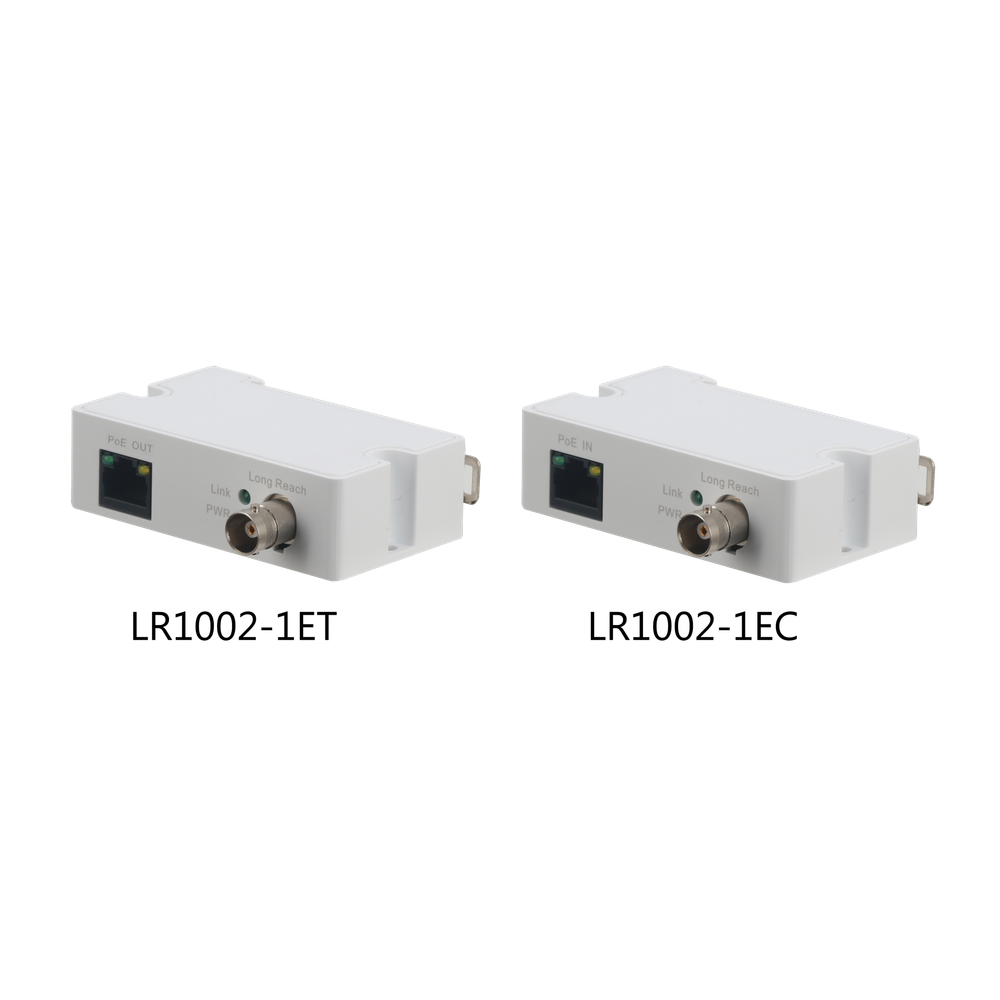 Преобразователь интерфейсов с РОЕ Dahua DH-LR1002-1ET
