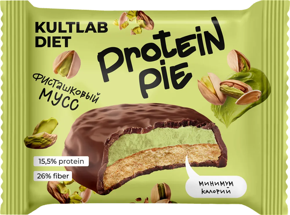 Фисташковый мусс Kultlab Diet Protein Pie, 45 гр
