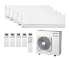 Мульти сплит-система Toshiba 5 x RAS-B07E2KVG-EE / RAS-5M34U2AVG-E