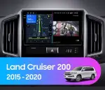 Магнитола для Toyota Land Cruiser 200 2015-2021 (без JBL) - Airoc 2K AU-1113 Android 13, Быстрейшая, SIM-слот