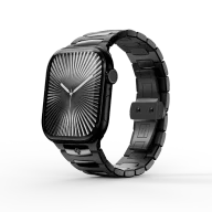 Ремешок для Apple Watch 49/46/45 - ROYAL II Чёрный/Сталь